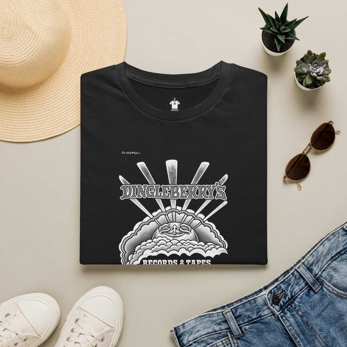 Dingleberry’s Records & Tapes Tee | Vintage Dayton Ohio Tribute