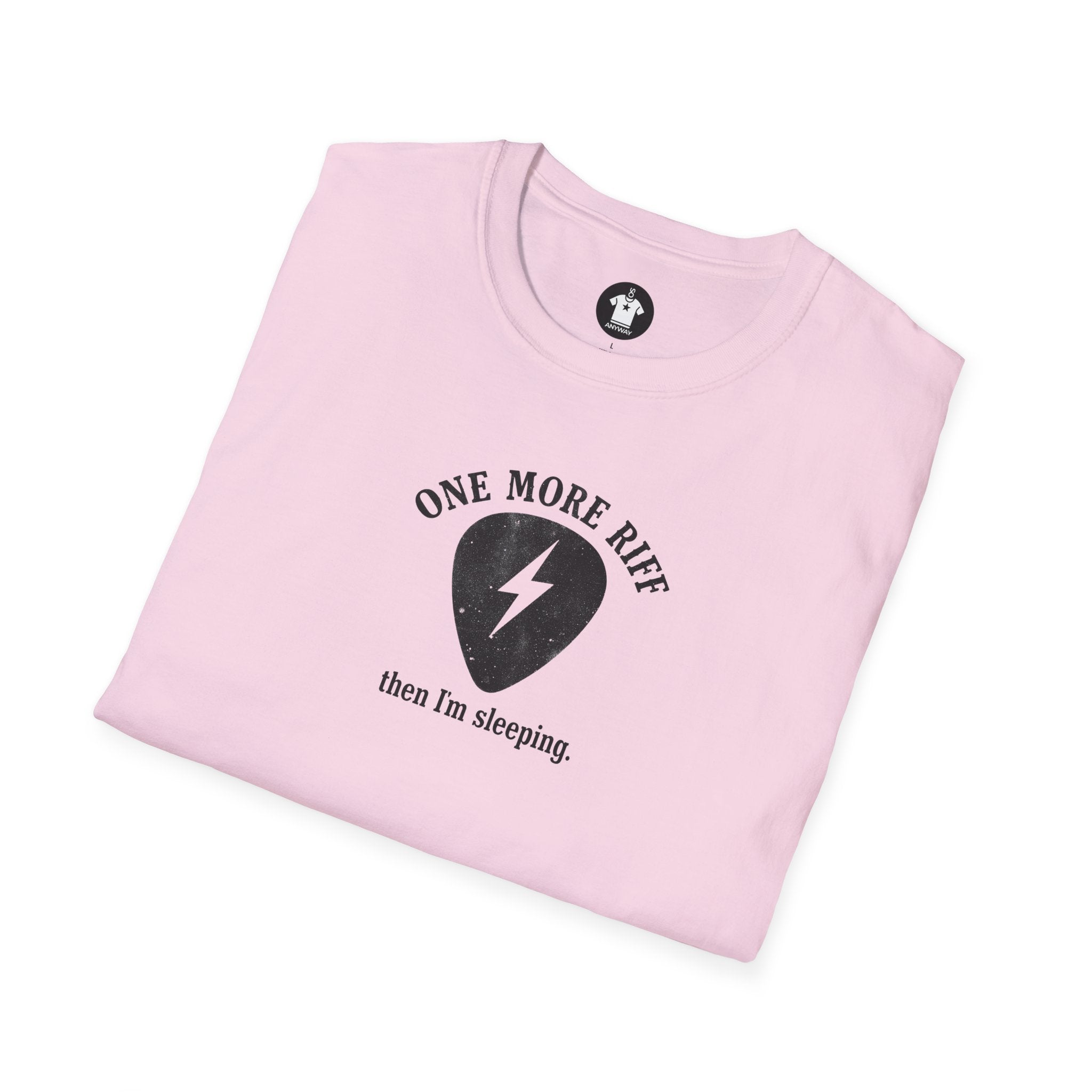 ONE MORE RIFF Light - "One More Riff then I'm Sleeping" Tee