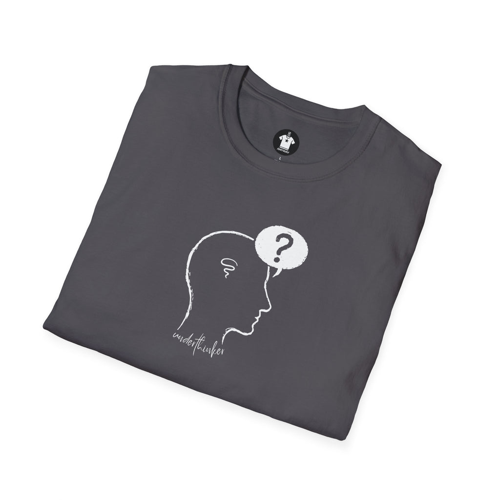 UNDERTHINKER Dark – Minimalist Funny Graphic Unisex T-Shirt