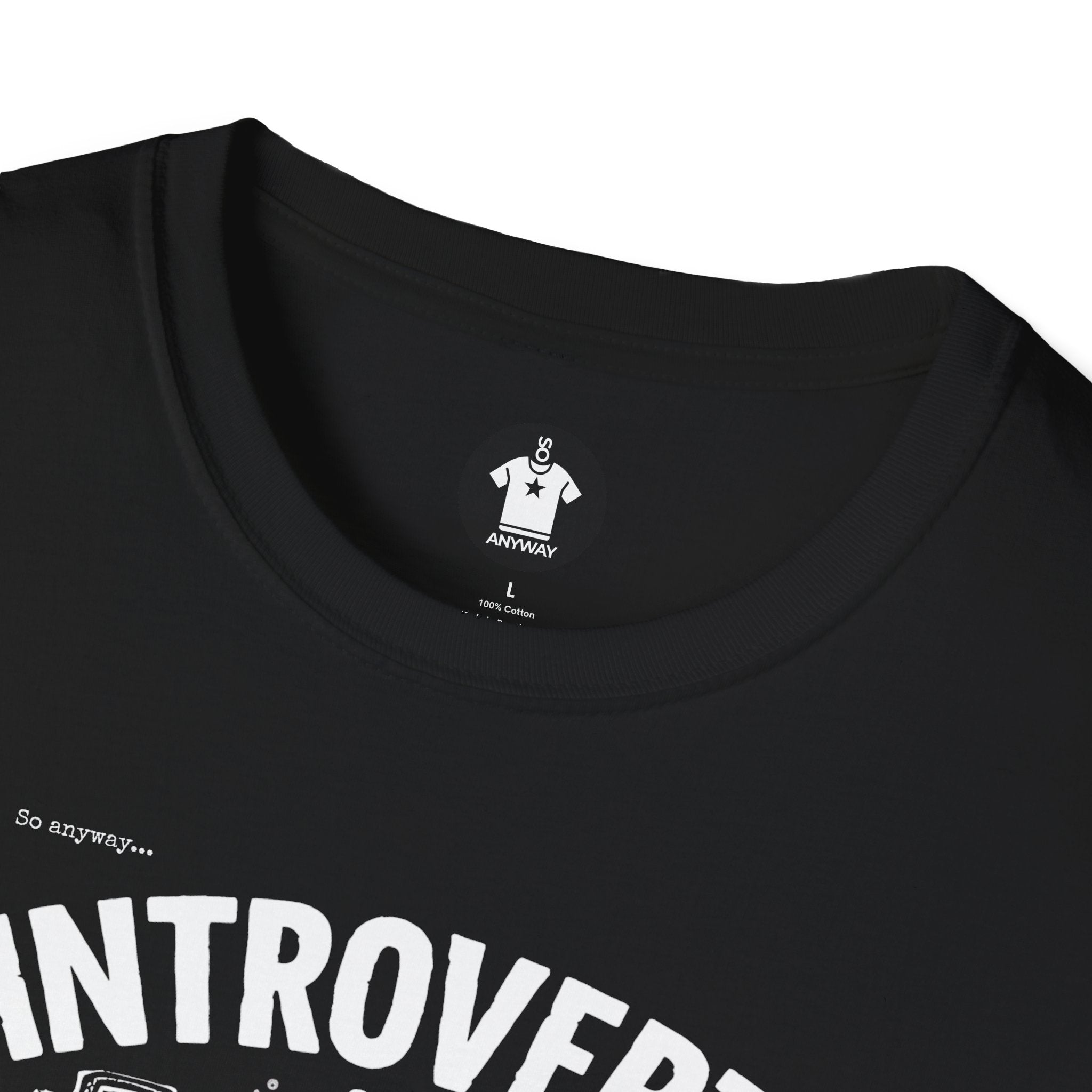 INTROVERT, BUT LOUD Dark - Loud Thoughts, Quiet Person Funny Psychology Tee