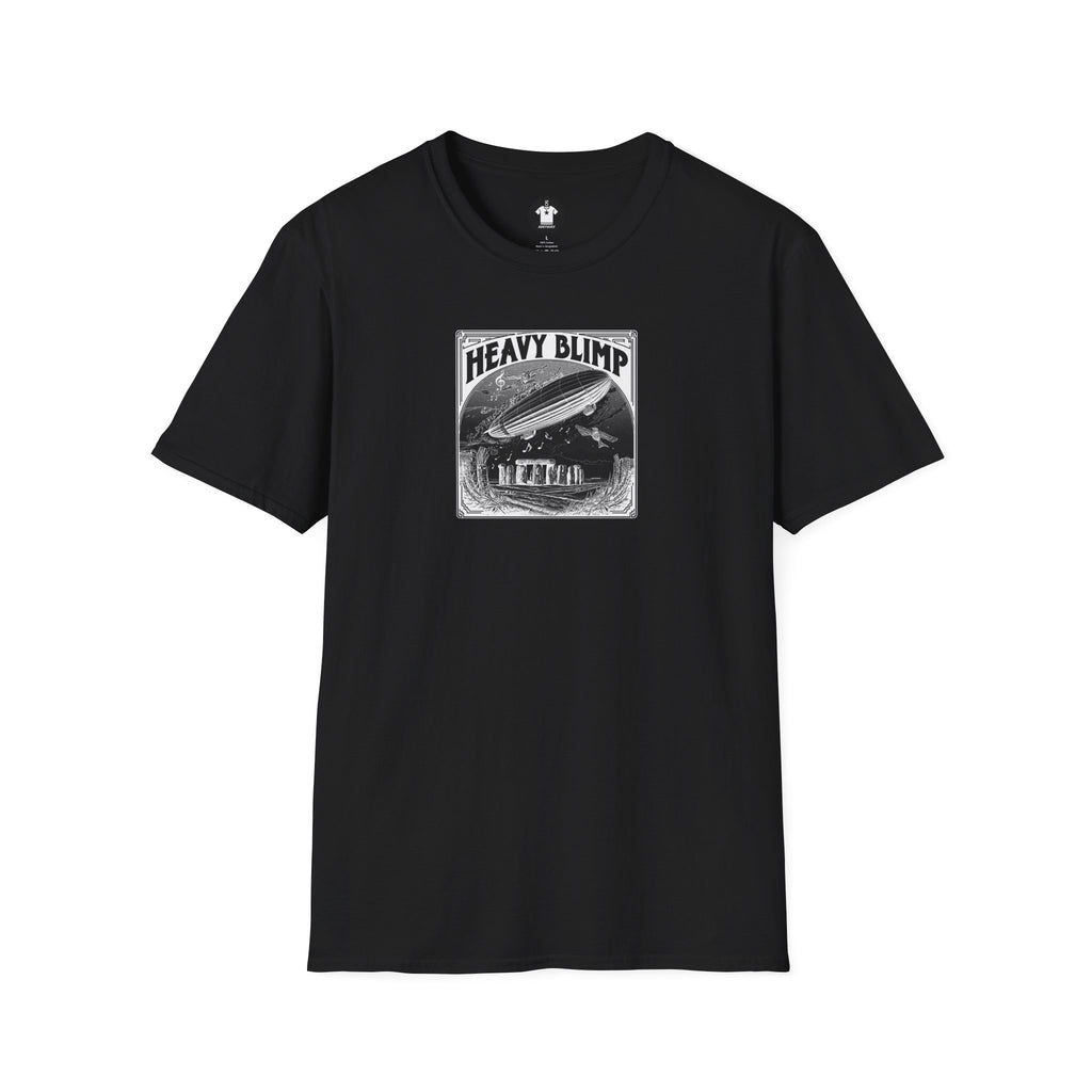 HEAVY BLIMP Dark - Vintage Airship Rock Graphic Tee