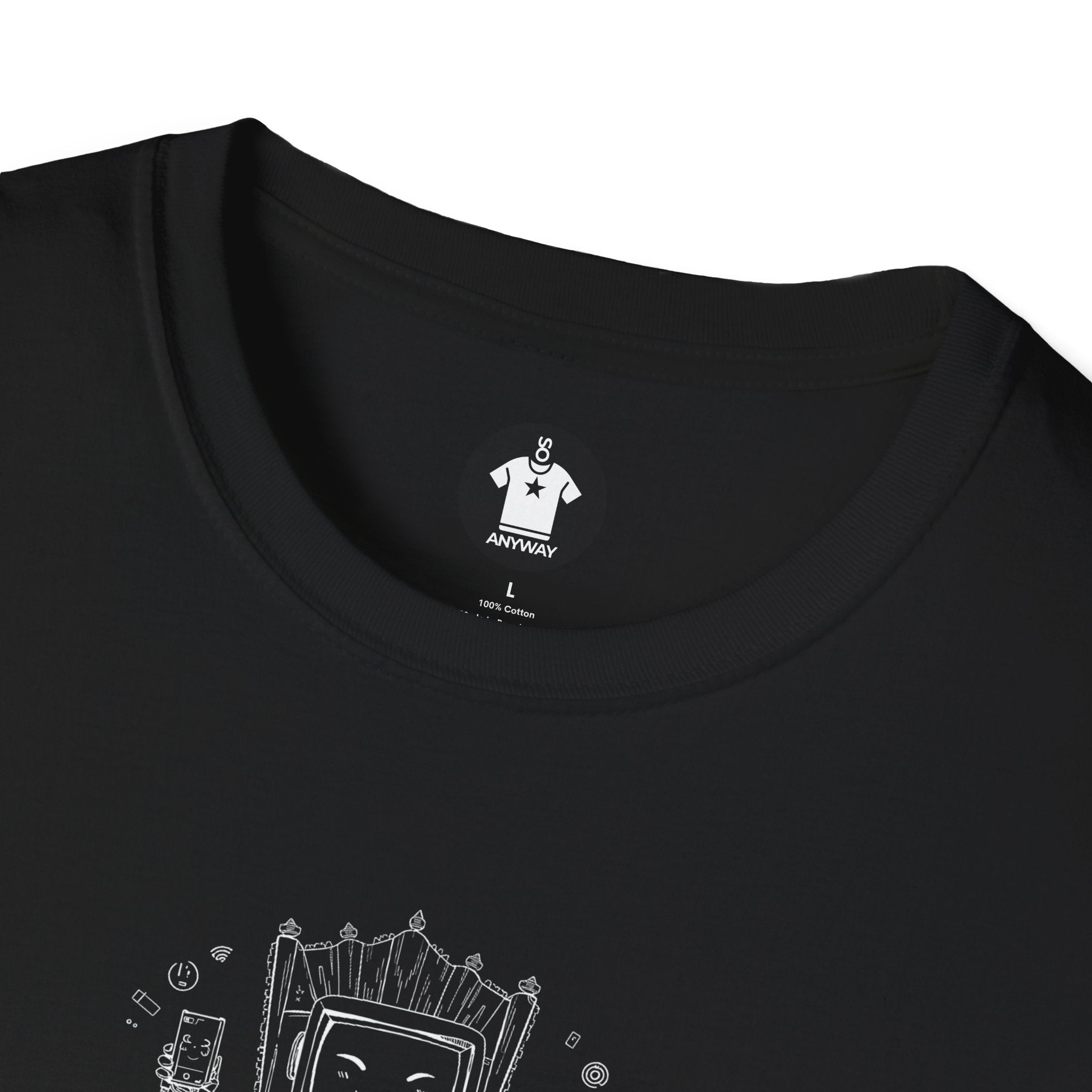SILICONE OVERLORDS Dark – Funny Tech Addiction Graphic Tee