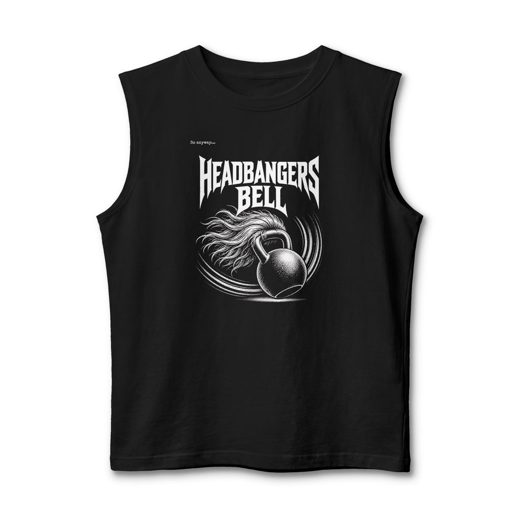 Headbangers Bell Muscle Tank — 80s Vibe Rock Gym Workout Tank Top