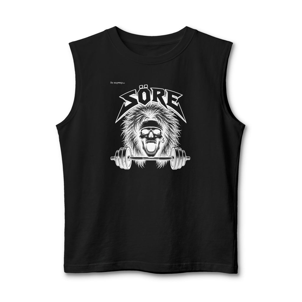 SÖRE Skull Weightlifting Muscle Tank — Heavy Metal Gym Workout Tank Top