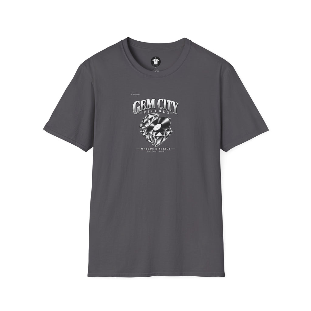 Gem City Records Tee | Dayton Oregon District Vinyl Tribute