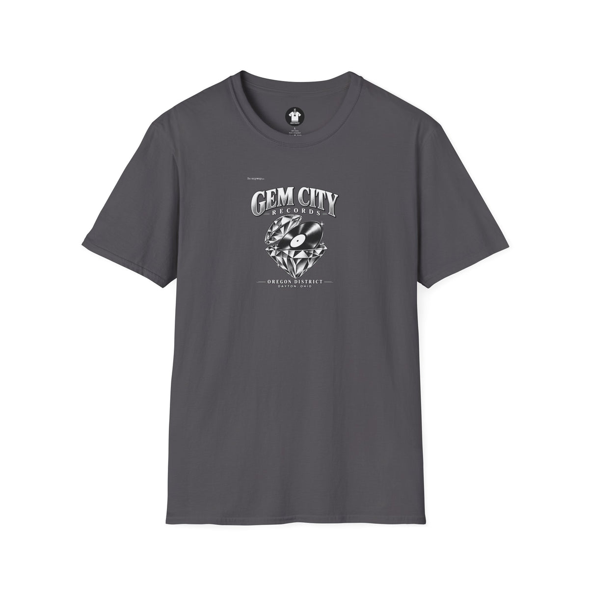 Gem City Records Tee | Dayton Oregon District Vinyl Tribute