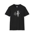 BONNY SCOTTGOAT Dark – Bagpipe Goat in Kilt Rock & Roll Graphic T-Shirt