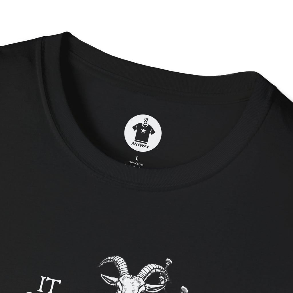 Goat Thread BONNY SCOTTGOAT Dark – Bagpipe Goat in Kilt Rock & Roll Graphic T-Shir ...