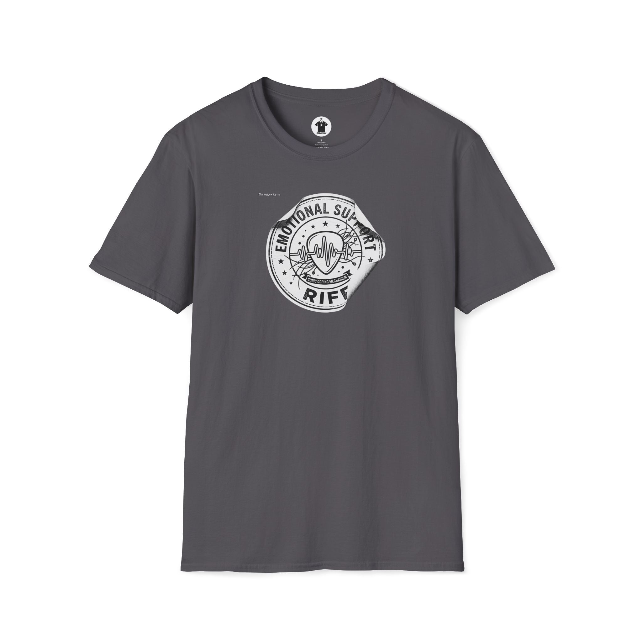 EMOTIONAL SUPPORT RIFF Dark – Sonic Coping Mechanism Tee