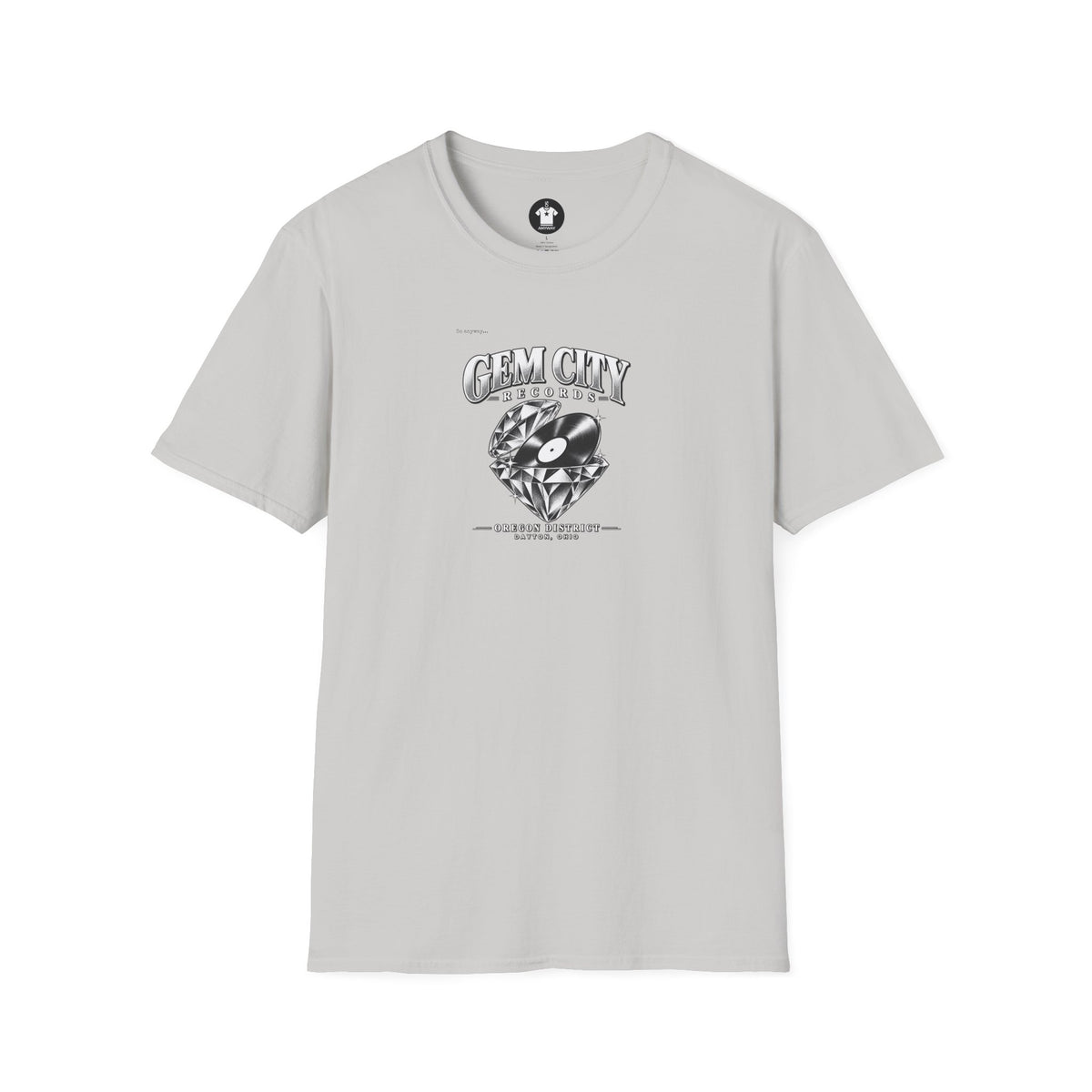 Gem City Records Tee | Dayton Oregon District Vinyl Tribute
