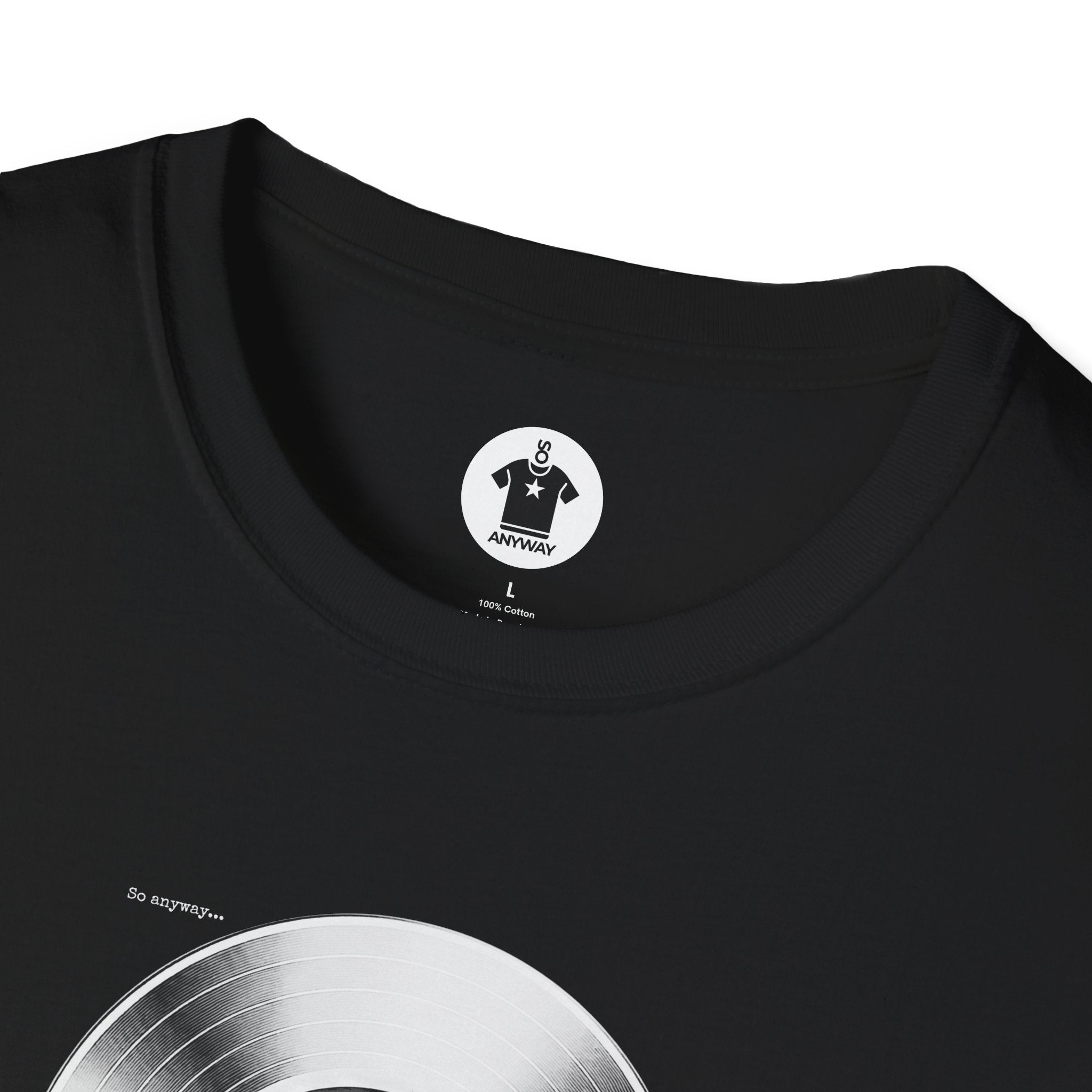 SONIC FOUNDATIONS: SIDE A – Funny Vinyl Record Tracklist Music Pun Graphic T-Shirt