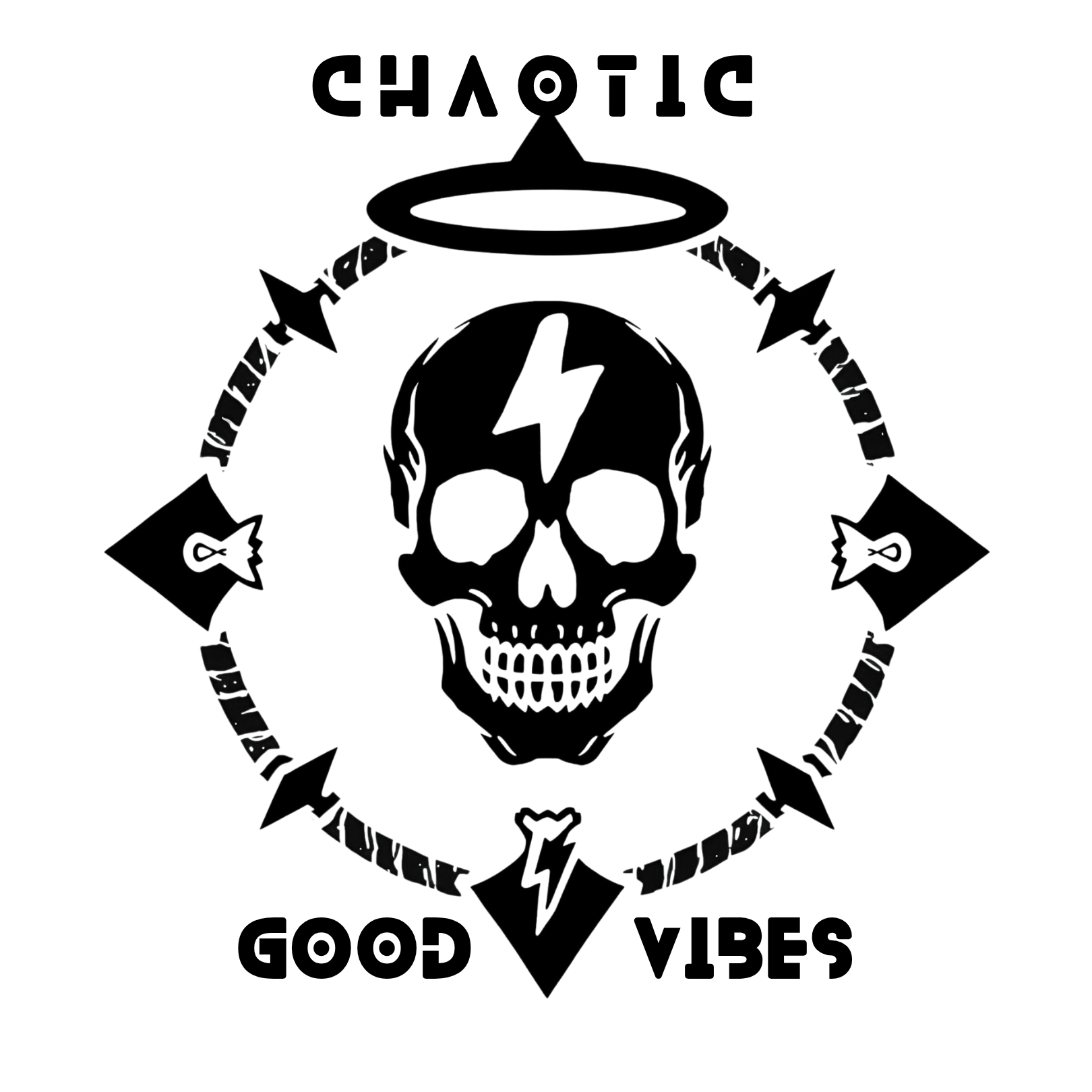 CHAOTIC GOOD VIBES Light - Graphic Tee Unisex Softstyle Ring-Spun Cotton