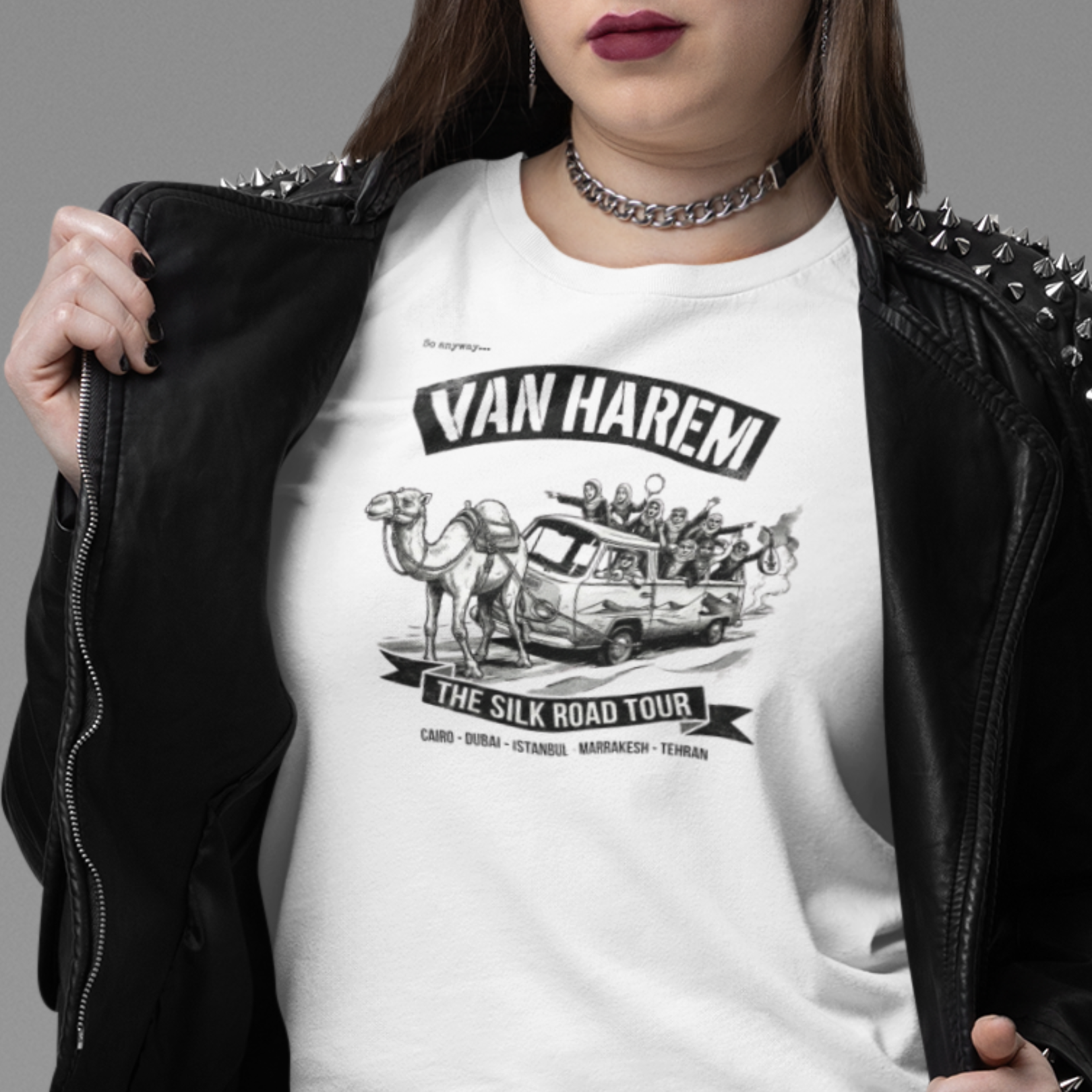 VAN HAREM Light - The Silk Road Tour Tee