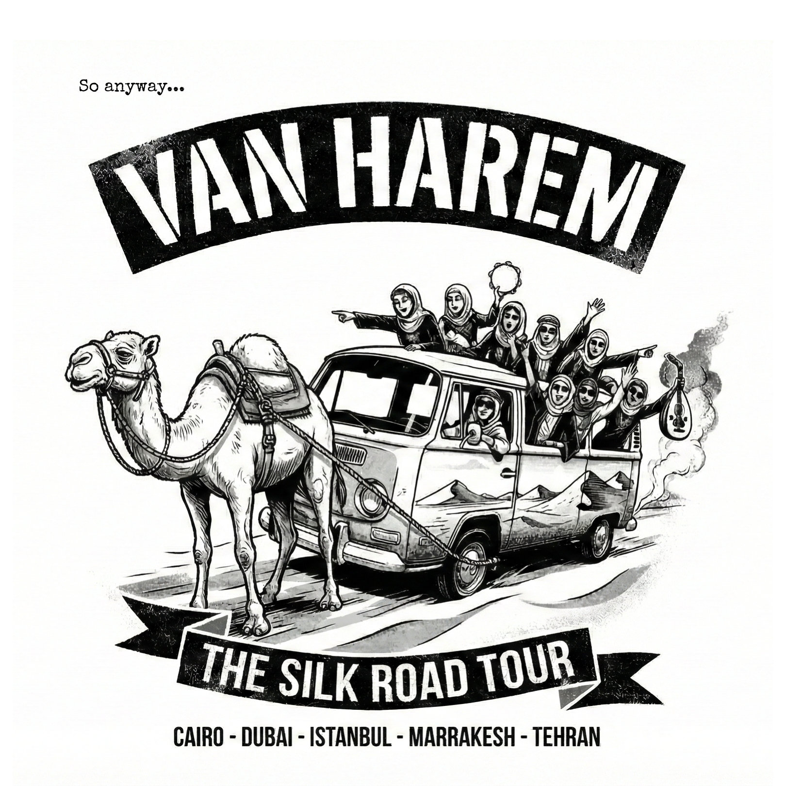 VAN HAREM Light - The Silk Road Tour Tee