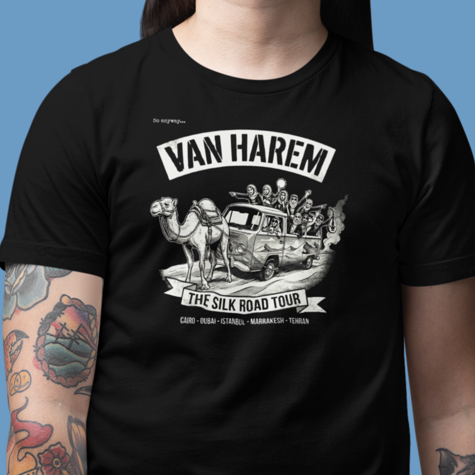 VAN HAREM Dark - The Silk Road Tour Tee