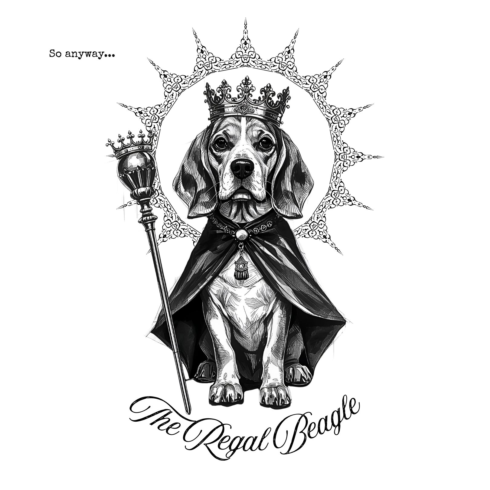 REGAL BEAGLE Light – Funny Beagle Lover Unisex T-Shirt