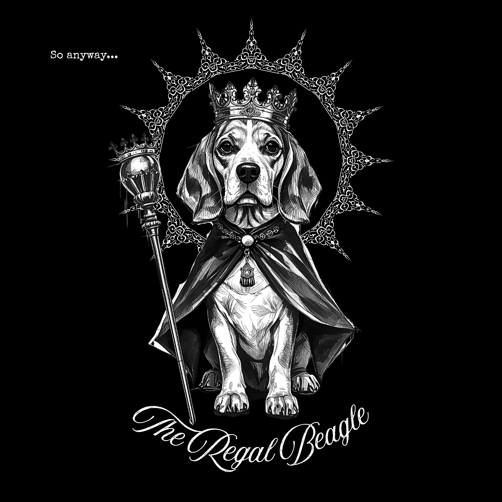 REGAL BEAGLE Dark – Funny Beagle Lover Unisex T-Shirt