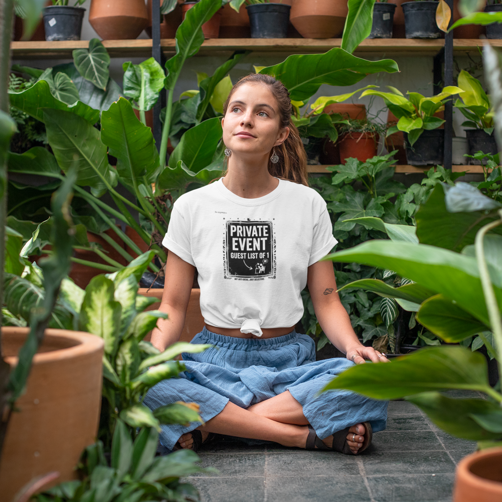 PRIVATE EVENT, Guest List Of 1 – Funny Introvert Graphic Tee