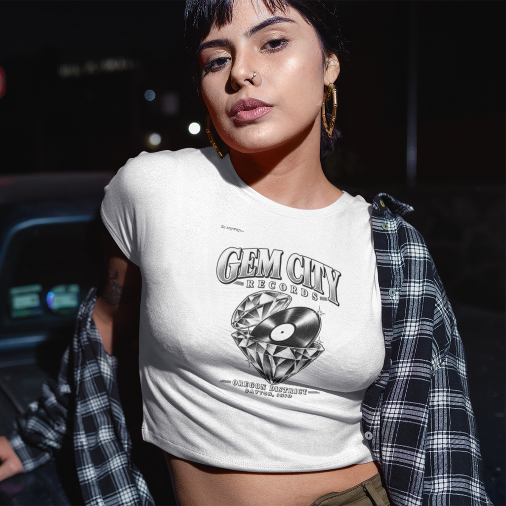Gem City Records Tee | Dayton Oregon District Vinyl Tribute