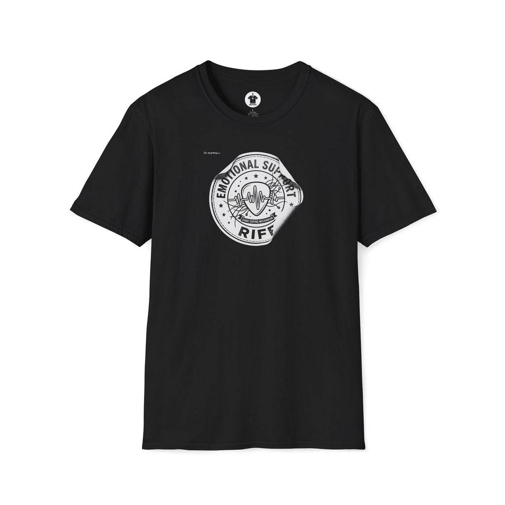 EMOTIONAL SUPPORT RIFF Dark – Sonic Coping Mechanism Tee