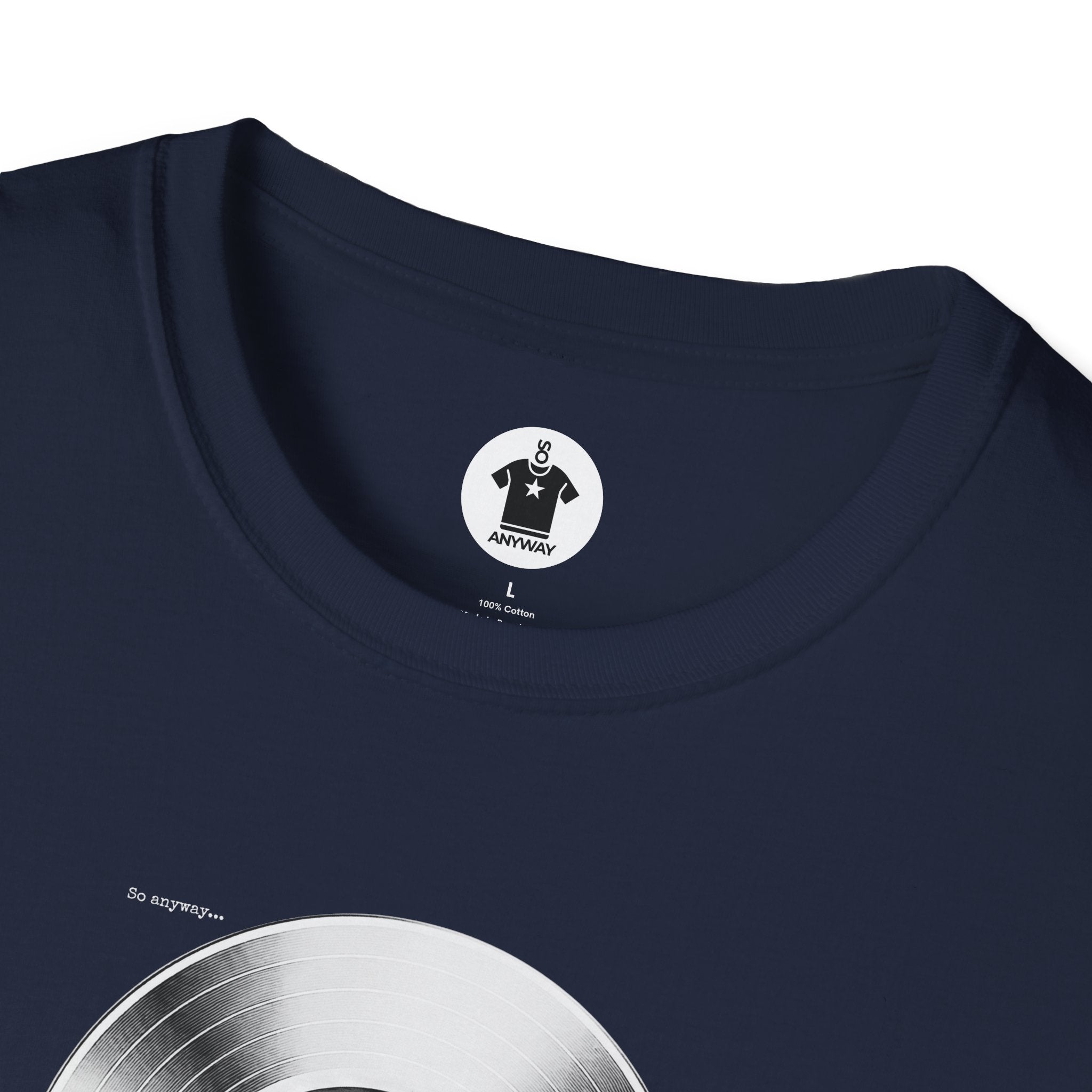 SONIC FOUNDATIONS: SIDE A – Funny Vinyl Record Tracklist Music Pun Graphic T-Shirt