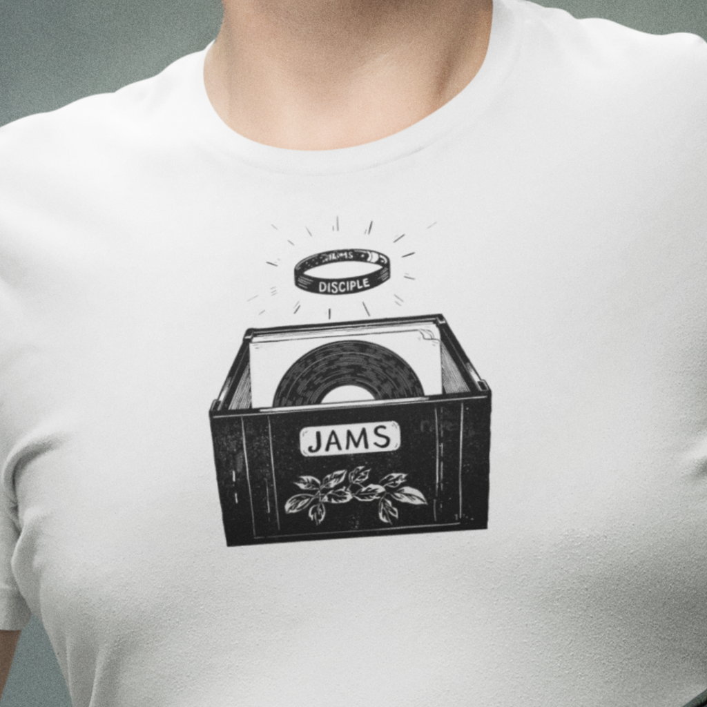 DEEP CUT DISCIPLE Light – Vinyl Crate Graphic T-Shirt