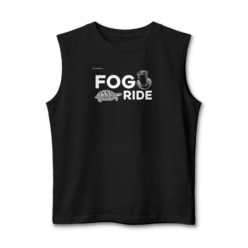 FOG RIDE – Unisex Rock Pun Graphic Unisex Jersey Muscle Tank