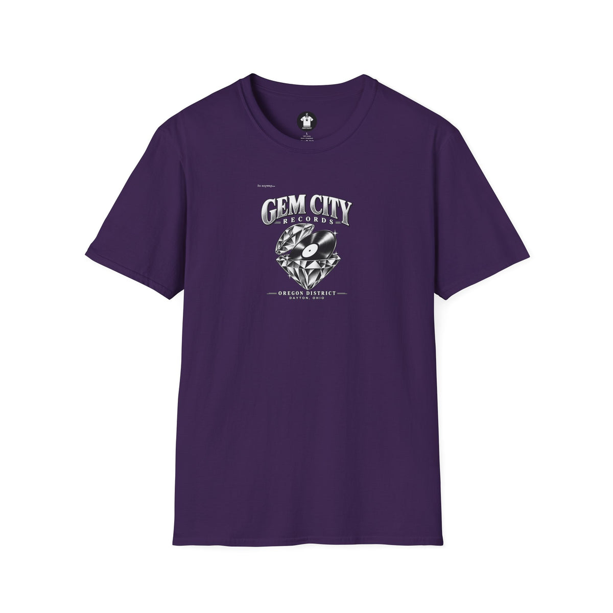 Gem City Records Tee | Dayton Oregon District Vinyl Tribute