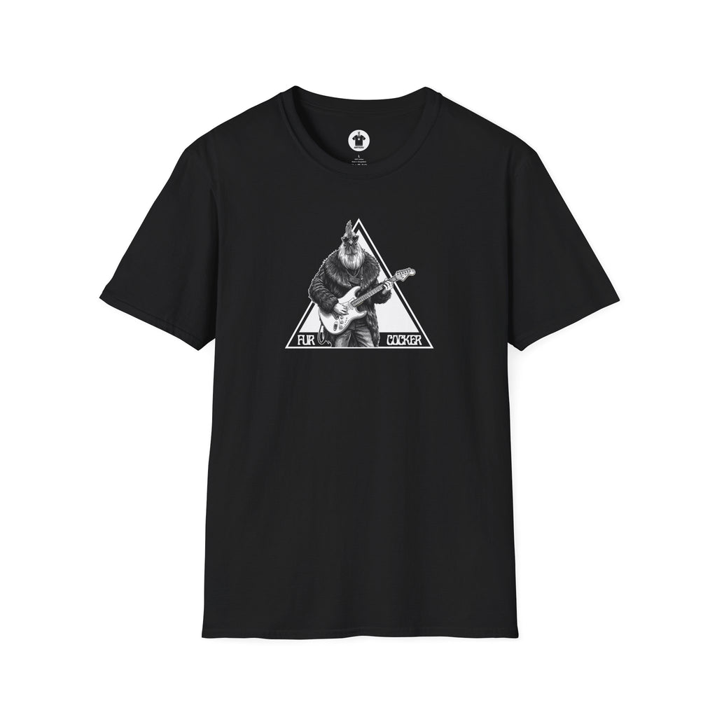 FUR COCKER Dark - Rock Rooster Unisex T-Shirt