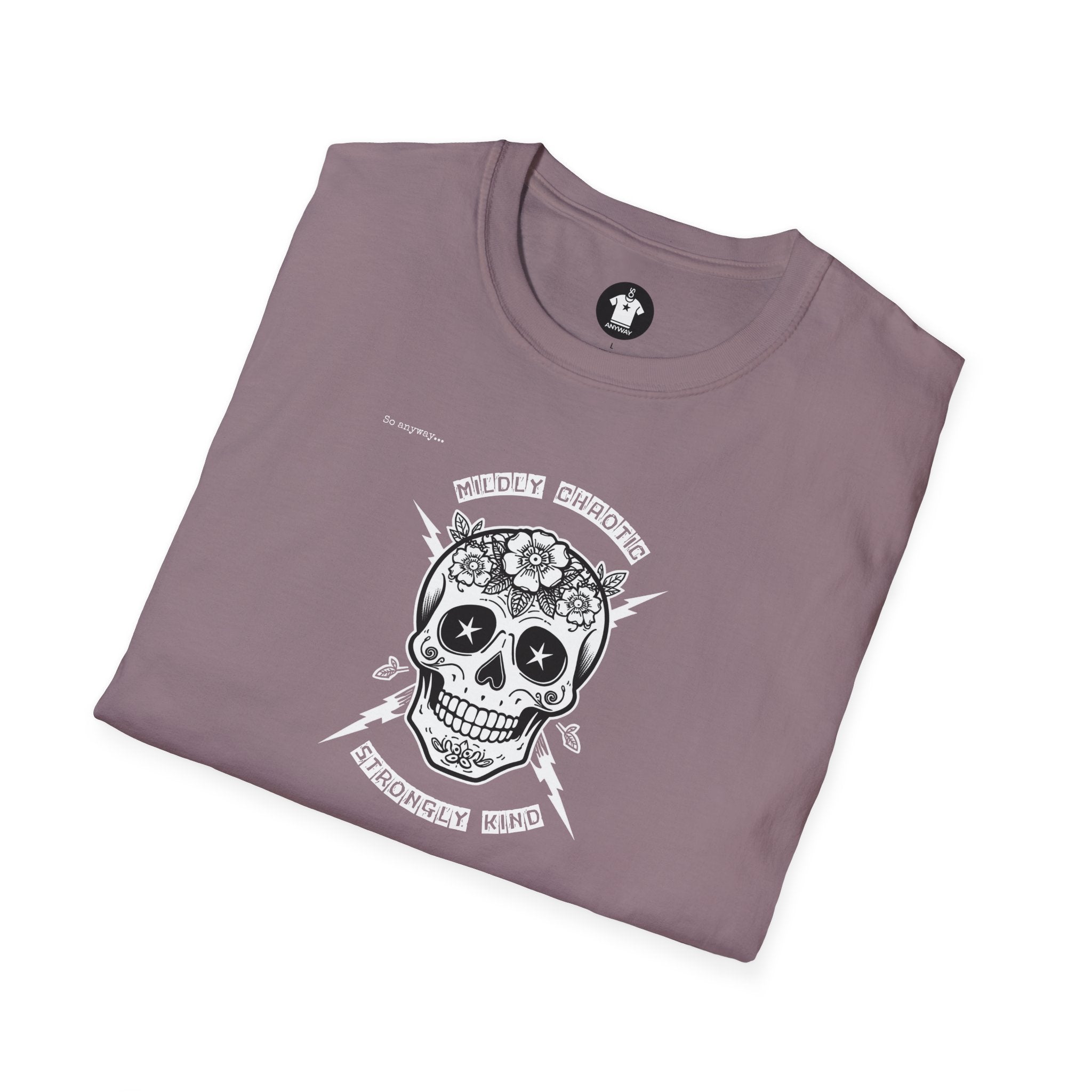 MILDLY CHAOTIC Dark – Signature Skull Unisex Graphic Tee