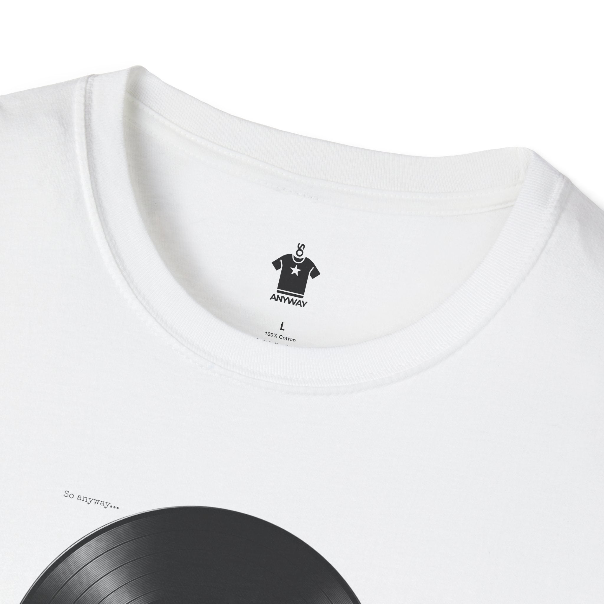 SONIC FOUNDATIONS: SIDE A – Funny Vinyl Record Tracklist Music Pun Graphic T-Shirt